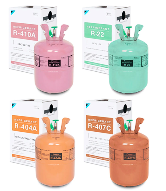 Refrigerant (R290 R600A R32 R507 R404A R22 R134A R410A)